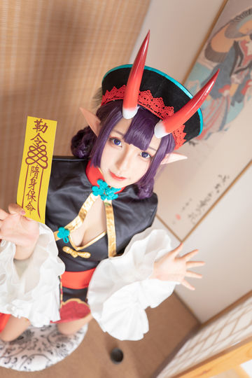 萝莉神楽板真冬之果実の酒気-酒吞cos