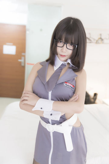 风之领域写真 NO.122 情趣制服眼镜妹